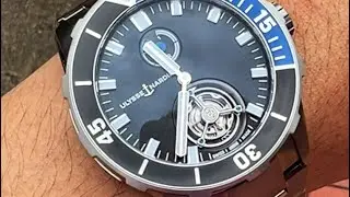 第546集 二手極平高級瑞士陀飛輪Ulysse Nardin Diver Tourbillon日本Yoshida 限量版/ 同樣是瑞士錶都有不同層次