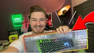 JE TEST LE CLAVIER KEYZ NEON ILLUMINATED GAMING KEYBOARD THE G-LAB SUR FORTNITE ! Juste trop bien !