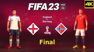 FIFA 23 - England vs. Norway - FIFA World Cup Qatar Final | PS5&trade; Gameplay [4K 60FPS] Next Gen