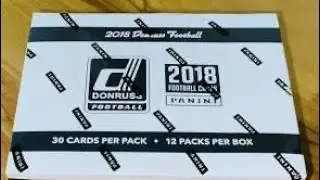 *LAMAR JACKSON FIND* 2018 Donruss Football Fat Pack Cello Box Opening!!