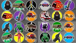 KUMPULAN MONSTER!!Ghost train,Bus eater,Siren head pop it,Train eater, Thomas lipan,Choco Charles