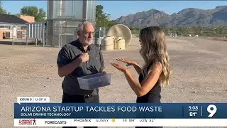University of Arizona researchers develop solar tower to fight food waste