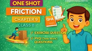 #Friction (chaper-9)# class-8,  with exercise question and PYQ( Desk work)#