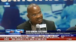 Civil Society Situation Room Raises Concern Over Police Conducts
