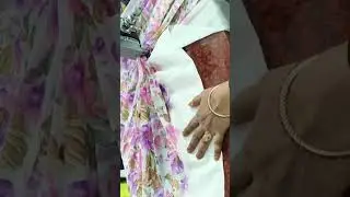 Saree Fall Lagane Ka Aasan Tarika | Perfect Fall Stitching for Beginners#tailoring#silaisikhe #reel