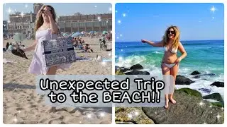 Early BEACH TRIP! Experiencing Asbury Beach New Jersey 2022 with all my Luxuries!