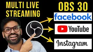 How to Multi Platform Stream for free with OBS 30 | Obs multiple streams plugin