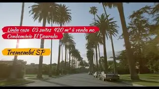 Linda casa  03 su&iacute;tes  420 m&sup2; &agrave; venda no Condom&iacute;nio El Dourado  Trememb&eacute; SP