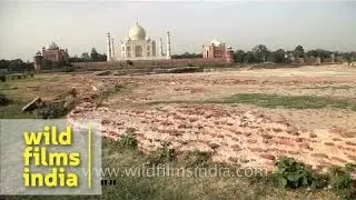 Excavation work underway at Mehtab Bagh