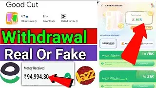 Good Cut Withdraw Real or Fake | New Earning App 2025 | Magic Car Legit Earning App Review