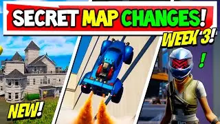 Fortnite Season 4 SECRET MAP CHANGES 