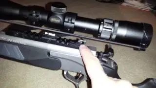T/C Thompson Center Pro Hunter 500 Smith & Wesson finished setup.