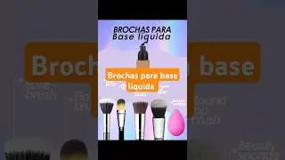 Base liquida!! Que brochas debo usar?#maquillajerapido#makeup #maquillajefacil #tutorialdemaquillaje
