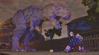 Realistic T REX Dinosaur Destruction 😱 | Teardown