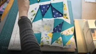 String piecing patchwork blocks