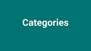 'Categories' Meaning and Pronunciation