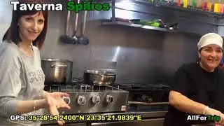 Taverna SPILIOS - This is how the gourmet food is prepared! - from the Heart, with Love