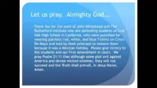 The Evening Prayer - 10 July 10 -  Rutherford Institute Defends Student's  Patriotic Clothing