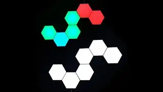 Hex LED Tile With Remote Operation