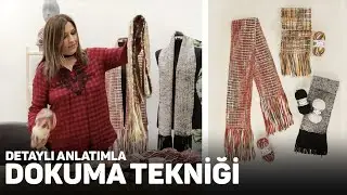 ( DETAYLI ) Alize Superlana Maxi Multicolor ile Dokuma Tekniği - Matting Technique