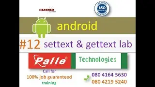 assignment on settext and gettext methods in android