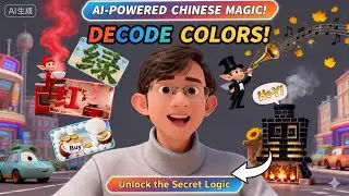 AI-Powered Chinese Magic: Decode Colors with ME! (黑白红黄蓝绿)