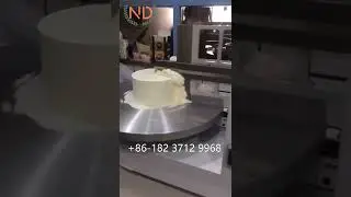 automatic cake embryo cream polishing machine cake cream enrober painting coating machine