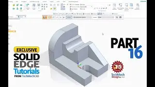 Solid Edge Tutorial Part 16 | Learning Solid Edge Series Part 16
