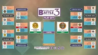 Beyblade Battle Tournament 03 Semi Finals Match 01 Full