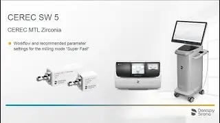 CEREC SW 5 Workflow and recommended parameter settings for the milling mode super fast (en)