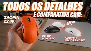 TESTEI E COMPAREI o ZAOPIN Z2 4K com HELIOS 2 XD3V3, VXE R1 PRO e DELUX M900 PRO.