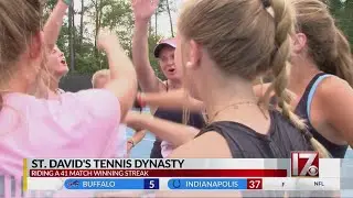 Tennis team at St. David's School in Raleigh aims for 7th state title