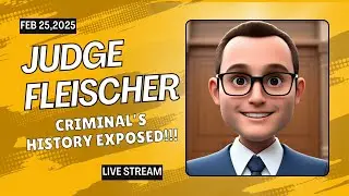 Judge Fleischer Exposes Criminal's History!! Live Stream Feb 25, 2025 #judgefleischer #trialwatch