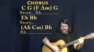 Never Ending Story (Limahl) Guitar Cover Lesson with Chords/Lyrics - Munson