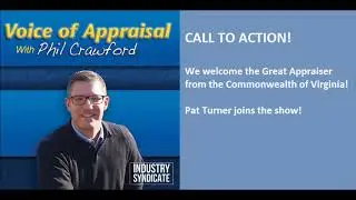 CALL TO ACTION!  Pat Turner for the Appraisal Standards Board!