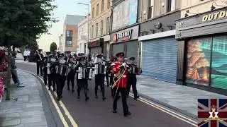 Aughafatten Accordion Band At Craigywarren Flute Band - 1913 Annual Band Parade
