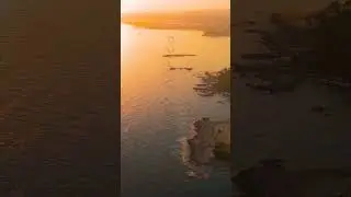 Vertical video. Avsallar, Alanya, Turkey. Aerial view of scenic coastline with beaches, forests, ...