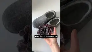 Tired of Cold Floors? Try These Handmade Wool Slippers with Silk Merino Flowers + Sustainable soles