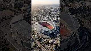 From nothing to legendary #wembley #timelapse