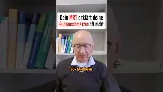 Viele Patienten hoffen, dass ein MRT endlich die Ursache ihrer #r&uuml;ckenschmerzen zeigt