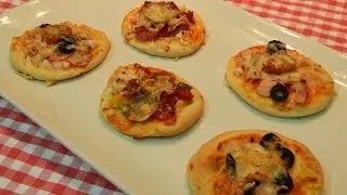 C&oacute;mo hacer mini pizzas con masa casera