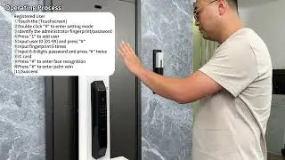 Tenon D7pro smart lock installation and operation guide