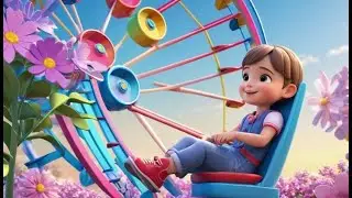 Игрушечные колеса обозрения крутятся и крутятся | Детская песенка на испанском языке