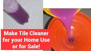 How to Make Tile Cleaner! #cleaningagents, #toiletcleaner, #householdproducts