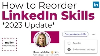 How to Reorder Your Skills on LinkedIn - 2023 Update (New Navigation)