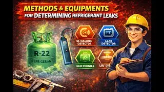 Refrigerant Leak Detection | Methods & Equipment| RAC| Diploma & Polytechnic