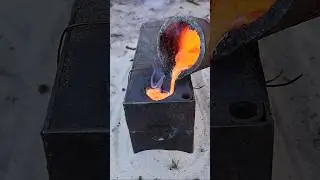 Casting Bronze Kunai out of Scrap