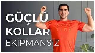 Evde Ekipmansız KOL GÜÇLENDİRME Egzersizleri | Kadınlar İçin