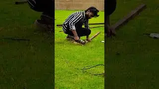 MS square box pipe joint welding