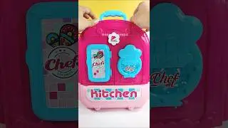 Pink Kitchen Cooking Set Toys, Satisfying With Unboxing ASMR Videos #shorts